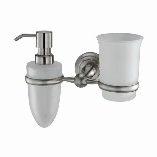 WASSERKRAFT Ammer K-7089 Держатель стакана и дозатора, никель WASSERKRAFT 7089 - фото 330162