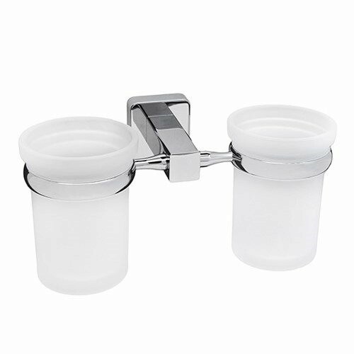 WASSERKRAFT Lippe K-6528D Подстаканник двойной, хром WASSERKRAFT 6528D - фото 330565