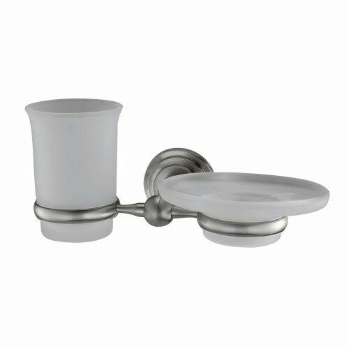 WASSERKRAFT Ammer K-7026 Держатель стакана и мыльницы, никель WASSERKRAFT 7026 - фото 330786