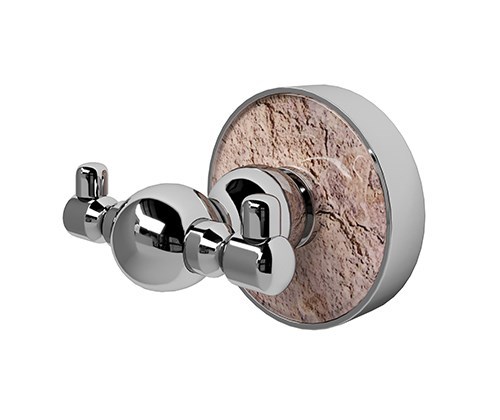 WASSERKRAFT Nau K-7723D Крючок двойной, хром WASSERKRAFT 7723D - фото 330851