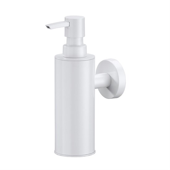 WASSERKRAFT K-1399WHITE Дозатор для жидкого мыла, антивандальный, белый WASSERKRAFT 1399W - фото 331266