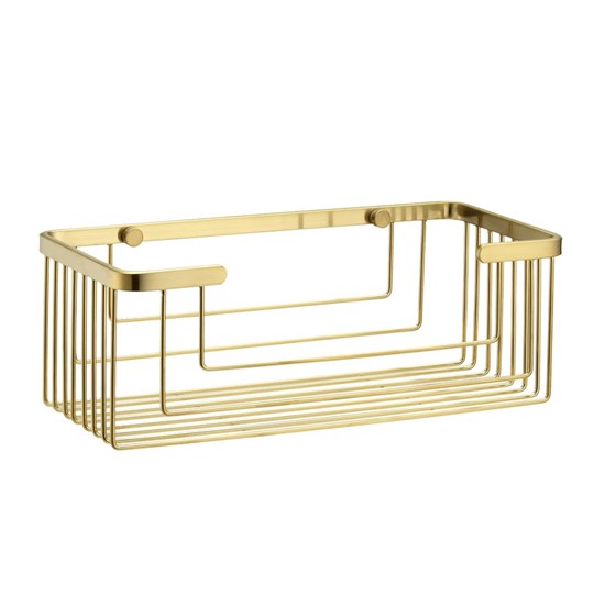 WASSERKRAFT K-711BRUSHED GOLD Полка металлическая, золото WASSERKRAFT 711BG - фото 331382