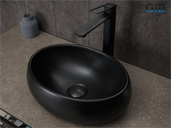 GID Раковина Bm9030ds 53384 накладная черная матовая 40x30x13.5 GID-53384 - фото 332379