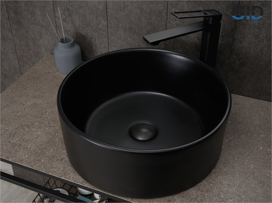 GID Раковина Bm9011 53368 накладная черная матовая 40x40x15 GID-53368 - фото 332478