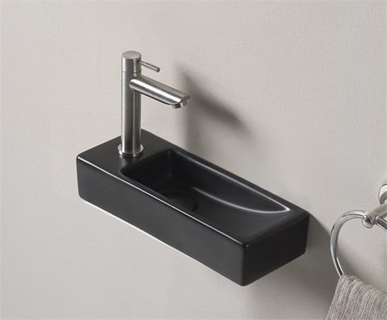 GID Раковина Bm9271R 62202R подвесная черная матовая 38x14.5x8 GID-62202R - фото 332745
