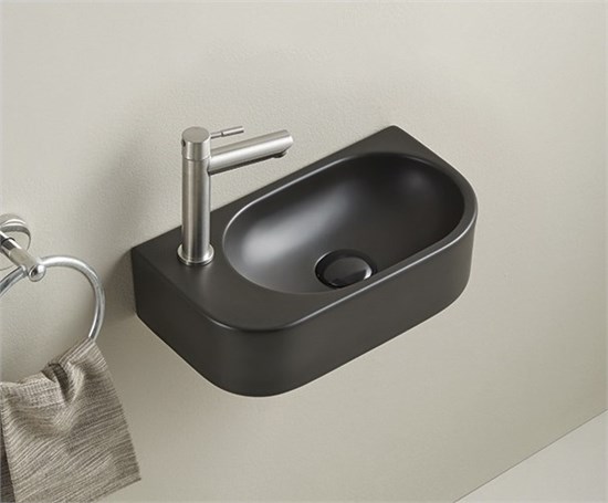 GID Раковина Bm9274R 62204R подвесная черная матовая 40x21.5x12 GID-62204R - фото 332751