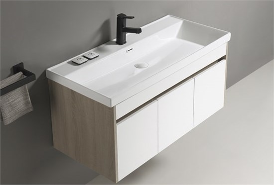 GID Раковина 5510s 71165 встраиваемая сверху белая 101x46.5x15 GID-71165 - фото 332763