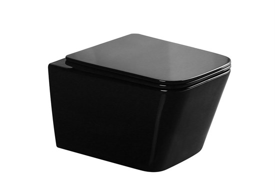 GID Унитаз подвесной Tr2155BL 62238Y черная глянцевая 51x37x35 GID-62238Y - фото 332863