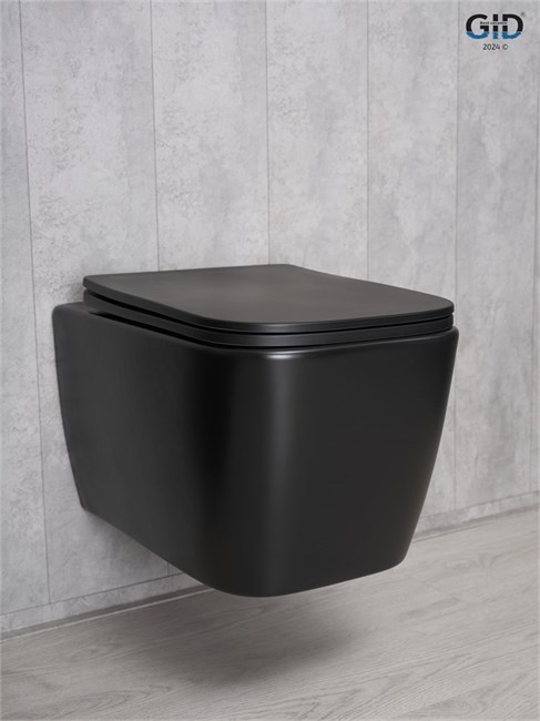 GID Унитаз подвесной Tr2140Bm 62255Y черный матовый 51x35x37.5 GID-62255Y - фото 332865
