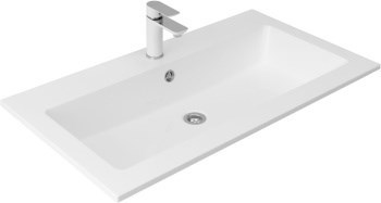 AQUANET Elektra Раковина полувстраиваемая ширина 70 см, белый AQUANET-270159 - фото 334363