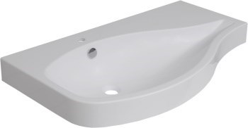 AQUANET Elektra Раковина полувстраиваемая ширина 90 см, белый AQUANET-270157 - фото 334372