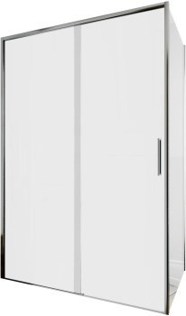 AQUANET Pleasure Evo Душевой уголок прямоугольный двери раздвижные размер 130x80 см профиль - хром / стекло - прозрачное AQUANET-AE65-130x80-CT - фото 335326