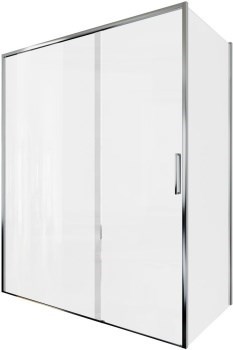 AQUANET Pleasure Evo Душевой уголок прямоугольный двери раздвижные размер 160x90 см профиль - хром / стекло - прозрачное AQUANET-AE65-160x90-CT - фото 335416