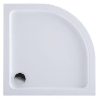 AQUANET GL180 Душевой поддон четверть круга размер 100x100 см, цвет белый AQUANET-265563 - фото 335732