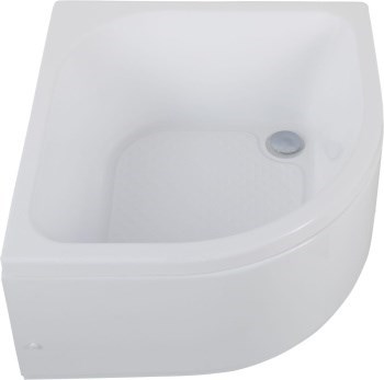 AQUANET Optimal Душевой поддон четверть круга размер 90x90 см, цвет белый AQUANET-293357 - фото 335836