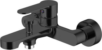 AQUANET Passion Смеситель для ванны, цвет черный AQUANET-243295 - фото 336067