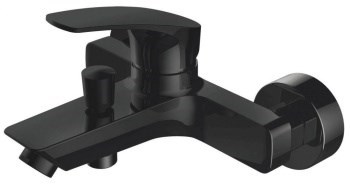 AQUANET Static Смеситель для ванны, цвет черный AQUANET-261822 - фото 336080
