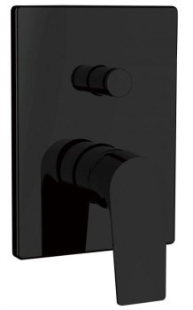 AQUANET Static Смеситель для душа встраиваемый, цвет черный AQUANET-261824 - фото 336114