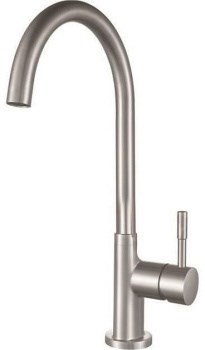 AQUANET Steel Смеситель для кухни, цвет сталь AQUANET-225488 - фото 336126