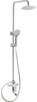 AQUANET Arctic Душевая стойка для ванны с душем, цвет белый / хром AQUANET-AF520-72-R-CW - фото 336223