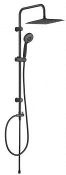 AQUANET Passion Душевая стойка, цвет черный AQUANET-AF300-70-S-B - фото 336278
