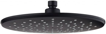 AQUANET Static Верхний душ круглый диаметр 25 см, цвет черный AQUANET-AF330-84-R250B - фото 336379
