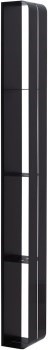 AQUANET Полка Магнум 15x130 черная матовая, вертикальная AQUANET-302227 - фото 336429