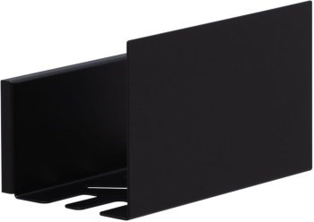 AQUANET Полка Магнум 20x12 черная матовая AQUANET-274190 - фото 336438
