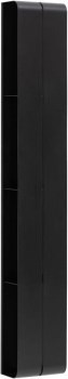AQUANET Полка Магнум 20x130 черная матовая, вертикальная AQUANET-302228 - фото 336447