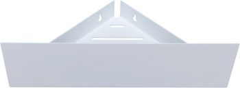 AQUANET Полка Магнум 28x28 белая матовая, угловая AQUANET-302237 - фото 336464