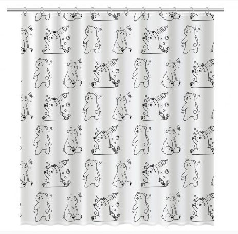 FIXSEN Шторка для ванной Teddy Wash (FX-1505) FX-1505 - фото 337003