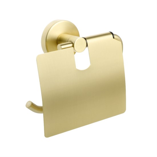 FIXSEN Бумагодержатель с крышкой золото-сатин Comfort Gold (FX-87010) FX-87010 - фото 337775