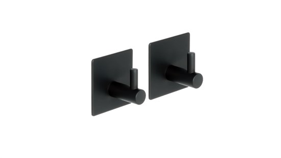 FIXSEN Крючок одинарный - 2 штуки, черный , FX-560A FX-560A - фото 337985