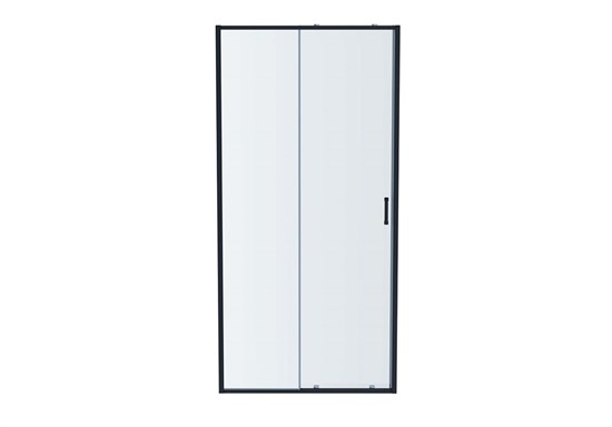 AQUATEK Aria Душевая дверь двухэлементная, раздвижная  1200x2000 профиль оружейная сталь, стекло прозрачное AQ ARI RA 12020GM - фото 338284