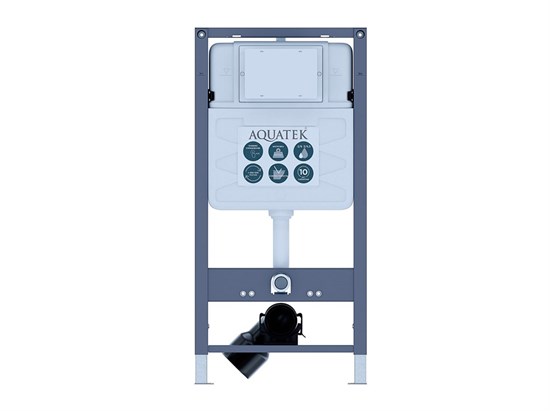 AQUATEK Инсталляция для подвесного унитаза Pneumo S50 , 1130*500*100 мм , пневматическое управление, + звукоизоляционная прокладка INSP-0000001 - фото 338300
