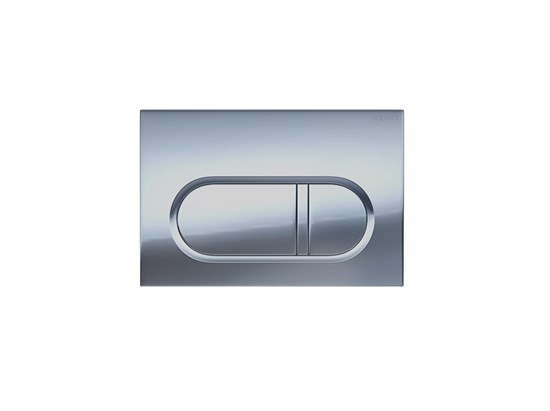 AQUATEK Панель смыва хром матовый (клавиши прямоугольные) KDI-0000044 - фото 338306