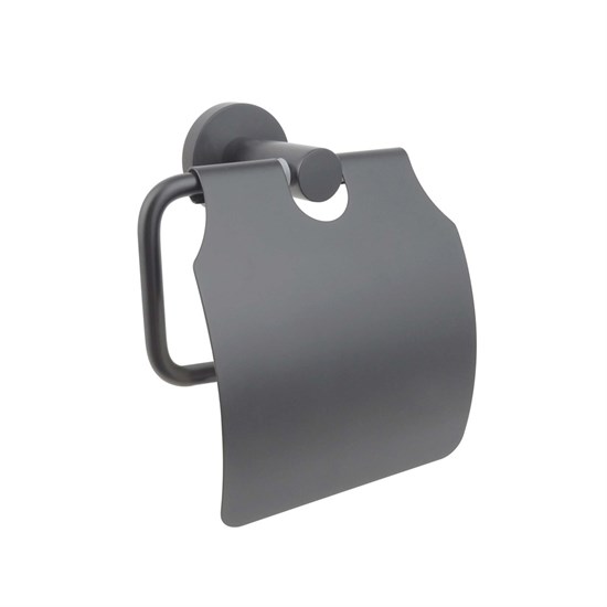 AQUATEK Vega Бумагодержатель с крышкой, оружейная сталь AQ4009BGM