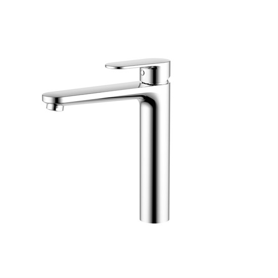 AQUATEK AQ1804CR НИКА Смеситель для раковины высокий 190 без донного клапана, хром AQ1804CR - фото 338488