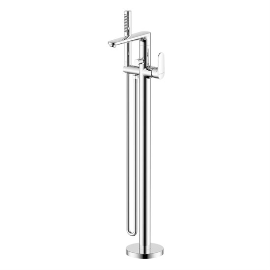 AQUATEK AQ1845CR НИКА Смеситель для ванны напольный, хром AQ1845CR - фото 338583