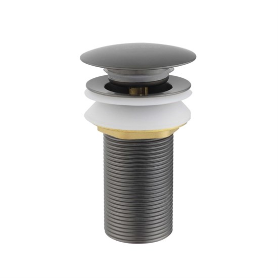 AQUATEK AQ6000BGM Сливной набор для раковины Push-open без перелива, оружейная сталь AQ6000BGM - фото 338844