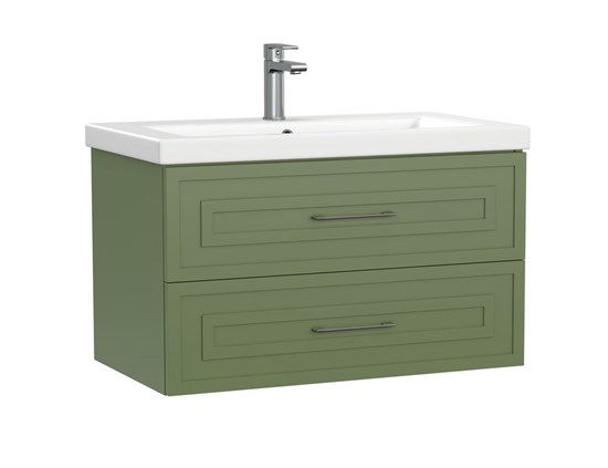 CERSANIT Тумба под раковину подвесная CLASSIC 80 для COMO 80 зеленый матовый A69092 - фото 338951