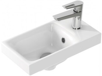 AQUANET Moduo Cersanit Раковина на тумбу ширина 40 см, цвет белый AQUANET-S-UM-MOD40/1 - фото 339351