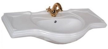 AQUANET Yatao Aquanet Раковина на тумбу ширина 85 см, цвет белый AQUANET-YB-1085 - фото 339392