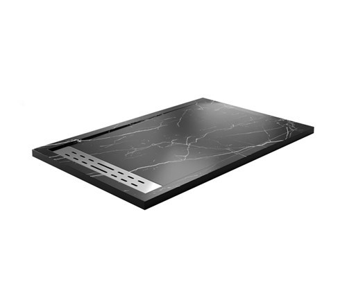 WASSERKRAFT Neime 19T Душевой поддон прямоугольный искусственный камень размер 140x90 см, черный WASSERKRAFT 19T36 - фото 339436