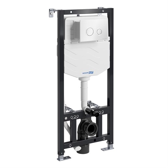 WASSERKRAFT Aller Система инсталляции для унитазов WASSERKRAFT 10TLT.010.ME.WH01 - фото 339532