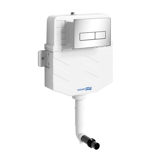 WASSERKRAFT Aller 10TLT.031.ME.CH03 Встраиваемый смывной бачок WASSERKRAFT 10TLT.031.ME.CH03 - фото 340179