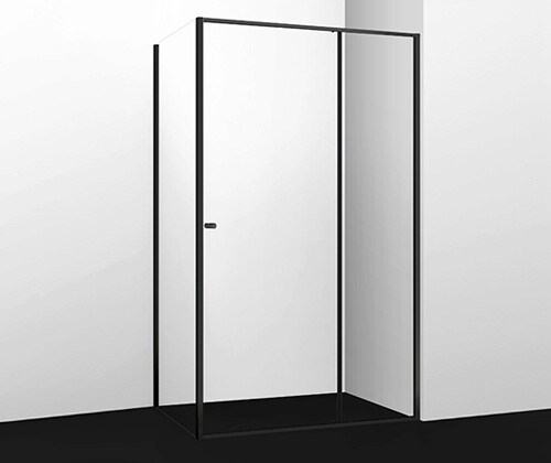 WASSERKRAFT Dill 61S Душевой уголок прямоугольный размер 140x100 см двери раздвижные профиль - черный / стекло - прозрачное WASSERKRAFT 61S37 - фото 341539