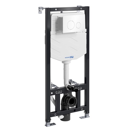 WASSERKRAFT Aller Система инсталляции для унитазов WASSERKRAFT 10TLT.010.ME.WH02 - фото 342465