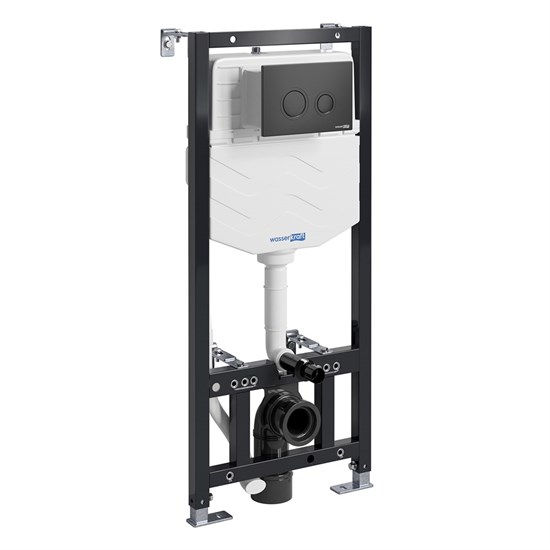 WASSERKRAFT Aller Система инсталляции для унитазов WASSERKRAFT 10TLT.010.ME.MB01 - фото 343028