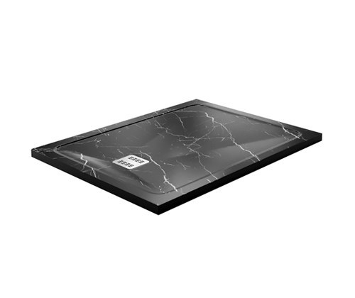 WASSERKRAFT Neime 19T Душевой поддон прямоугольный искусственный камень размер 120x90 см, черный WASSERKRAFT 19T07 - фото 343151